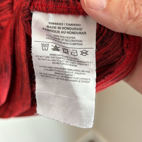 Nike Dry Fit Men’s Ohio State University short sleeve red black t-shirt XL EUC! - Picture 5 of 6